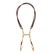 HERMÈS - a Bamboo halter necklace scarf clip. Designed
