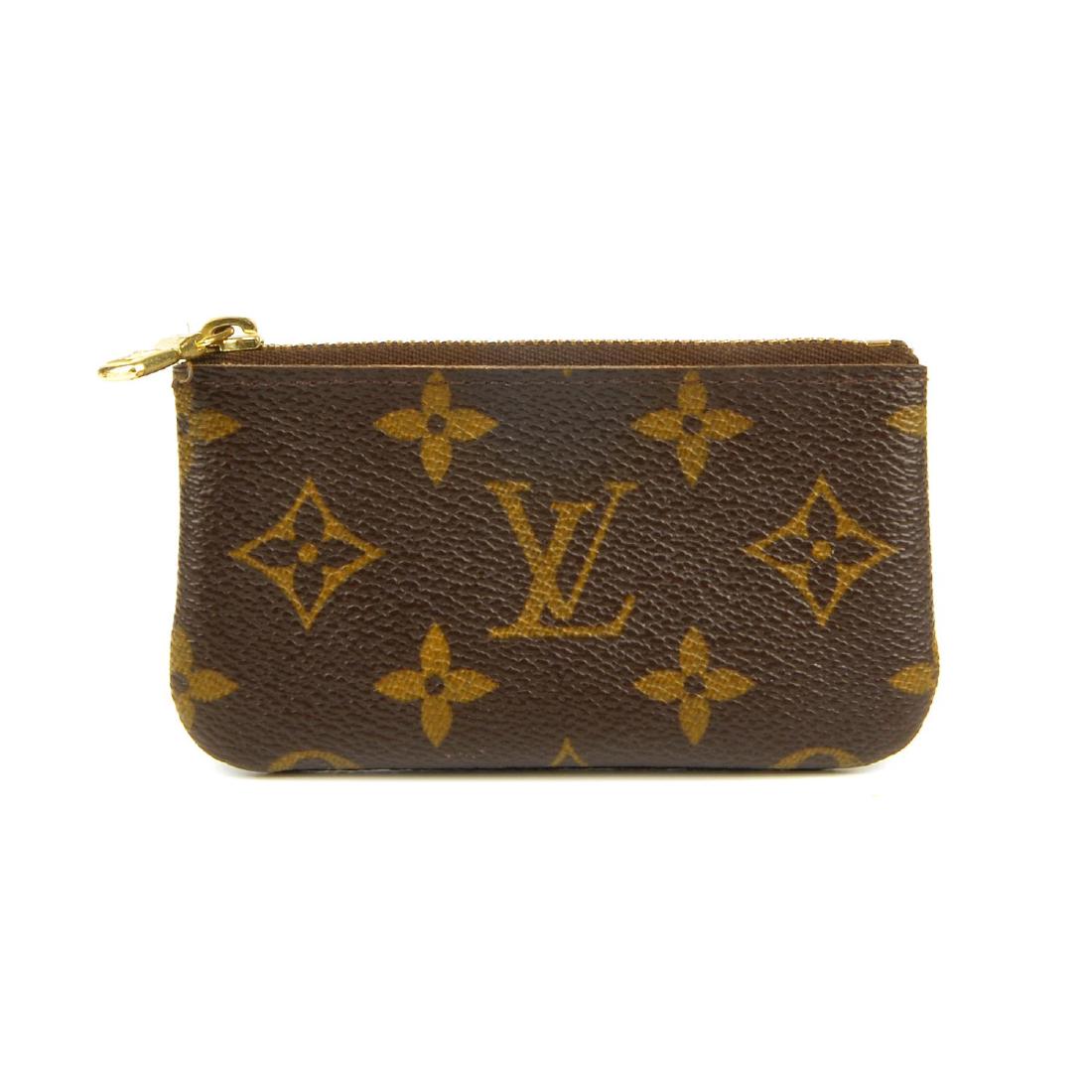 LOUIS VUITTON - a Monogram Pochette Clefs coin purse. (1 of 5)