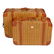 MCM - two vintage travel suitcases. To include a larger