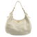 PRADA - a grey leather hobo handbag. Designed with a