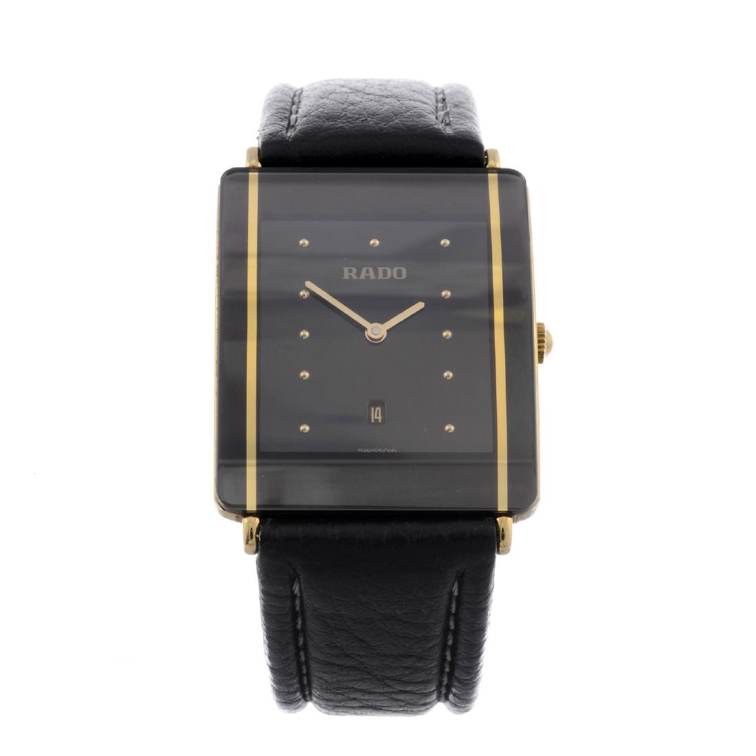 RADO - a gentleman's Diastar wrist watch. Gold plated (1 of 4)