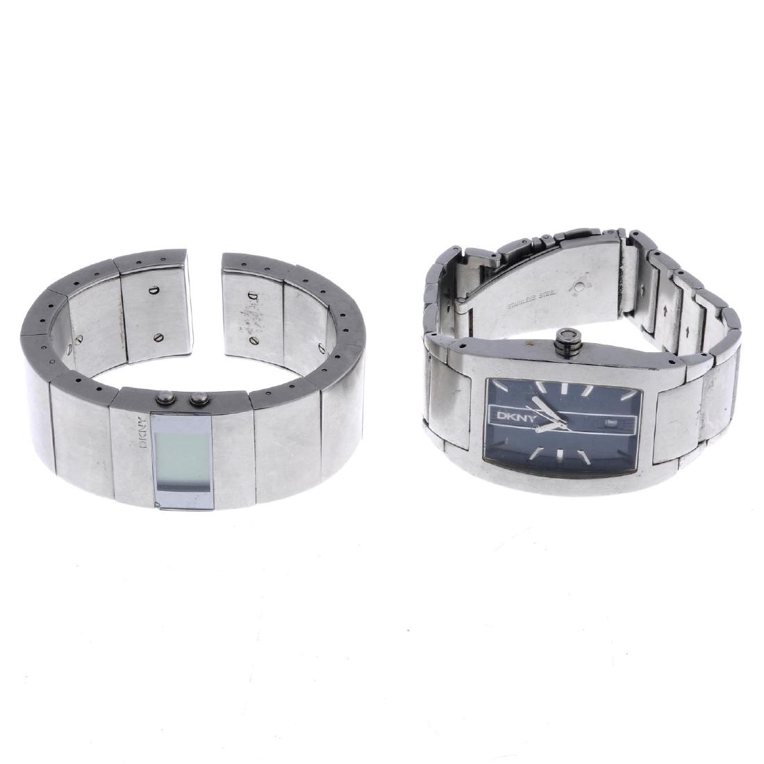 A group of twelve assorted DKNY watches. All: A group of twelve assorted DKNY watches. All recommended for spares or repair purposes only.