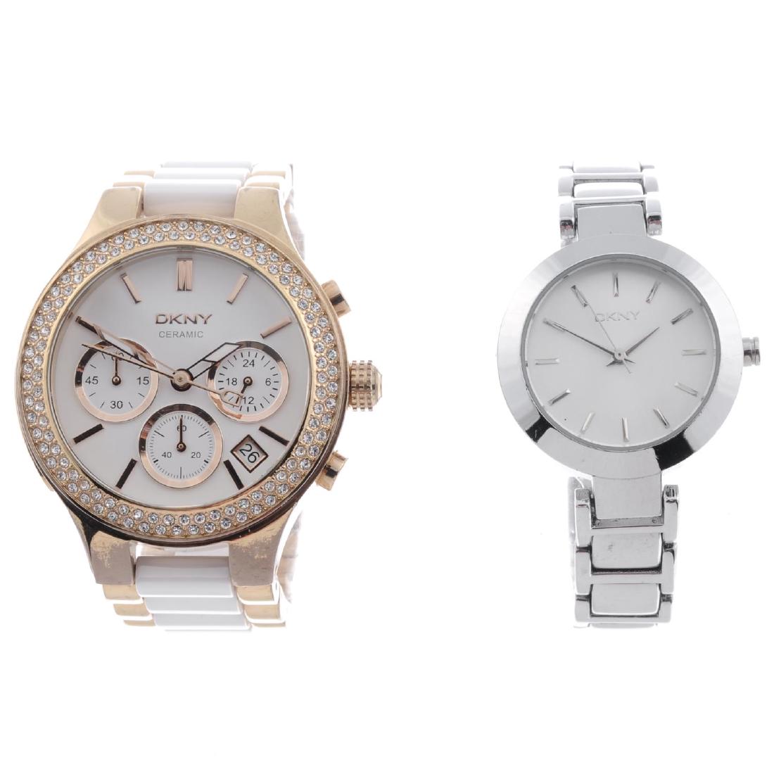 A bag of designer and branded watches, to include: A bag of designer and branded watches, to include examples by DKNY and Storm. All recommended for spares or repair purposes only. Approximately 100.