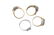 Four diamond and gem-set dress rings. To include a 9ct - 2