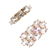 Two 9ct gold gem-set rings. The first designed as an