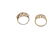 Two 9ct gold gem-set rings. The first designed as an - 3