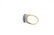 An 18ct gold sapphire and diamond dress ring. The - 2