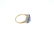 An 18ct gold sapphire and diamond dress ring. The - 4