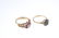 Two 9ct gold diamond and gem-set dress rings. To - 3