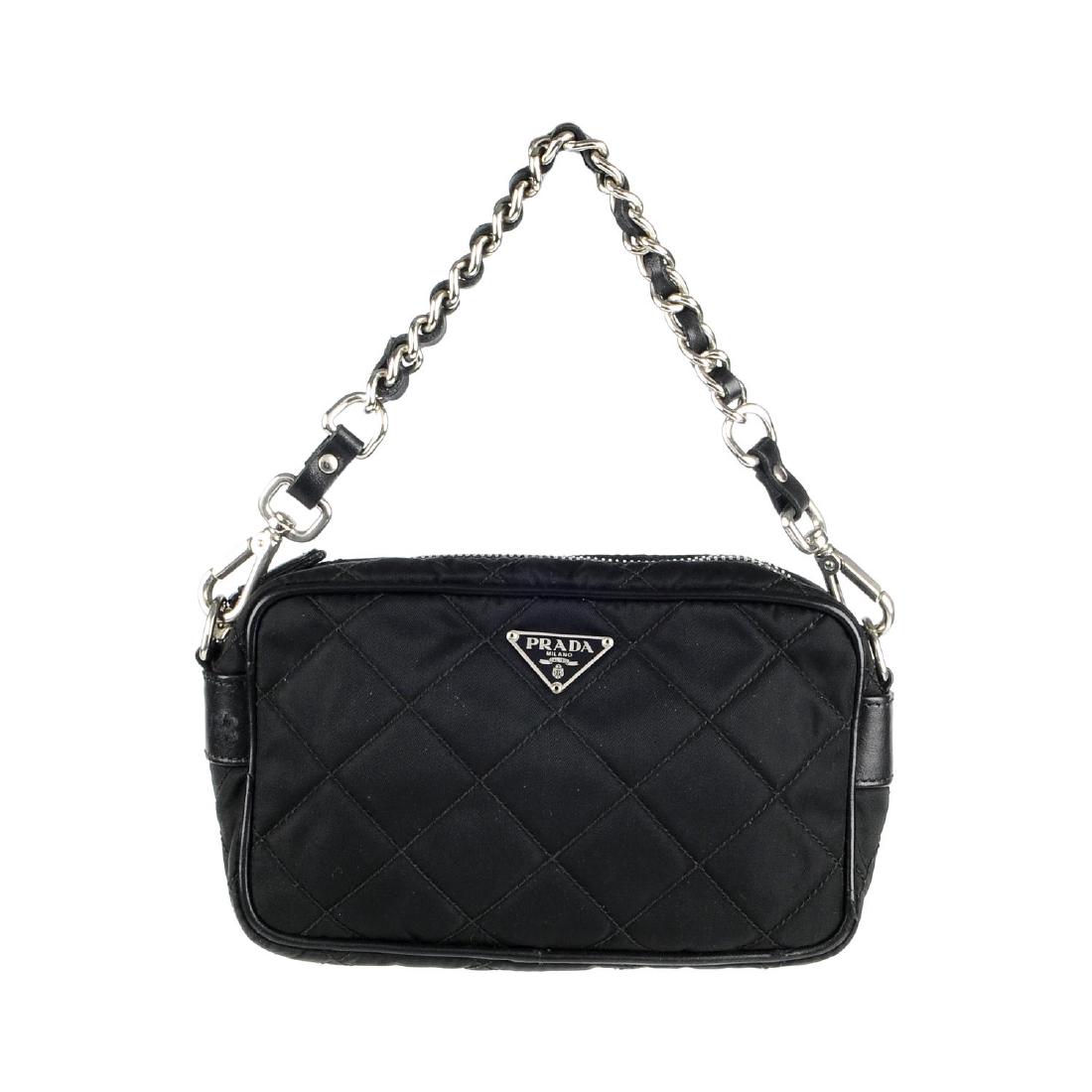 PRADA - a small nylon quilted camera handbag. Designed (1 of 6)