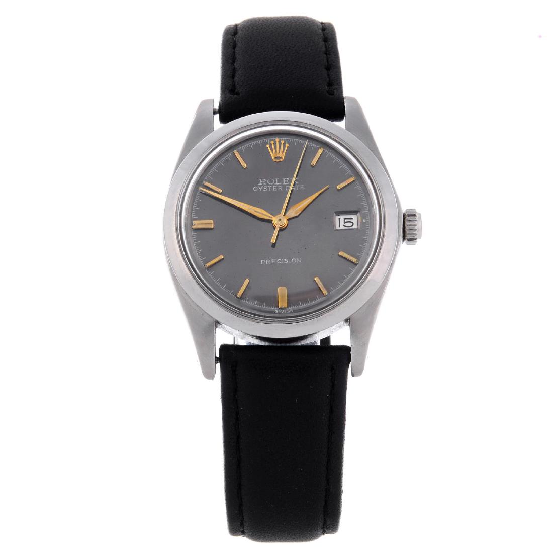 ROLEX - a gentleman's Oysterdate Precision wrist watch. (1 of 4)