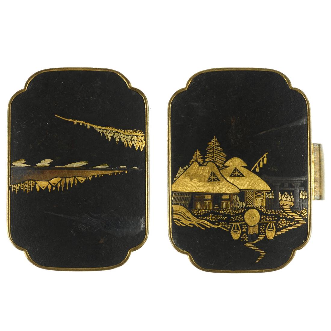 A selection of Damascene jewellery. To include a (1 of 2)