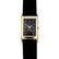 A gentleman's wrist watch. Yellow metal case, stamped
