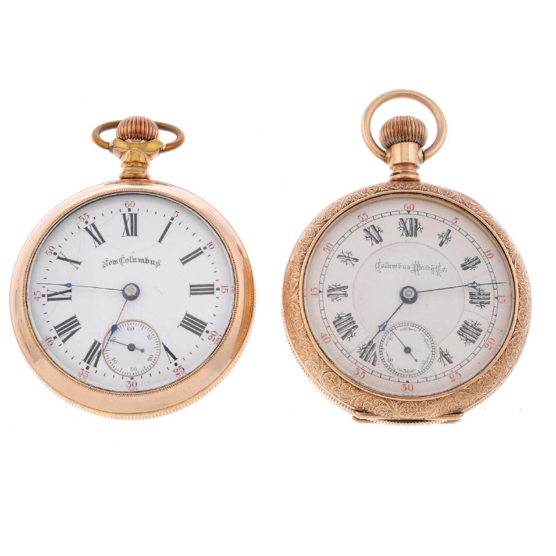 A group of four assorted pocket watches, to include an (1 of 6)