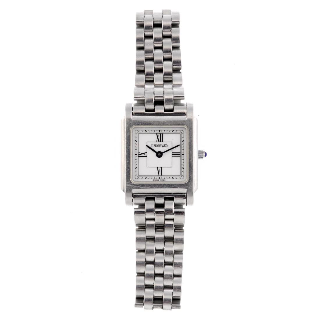 TIFFANY & CO. - a lady's bracelet watch. Stainless (1 of 4)