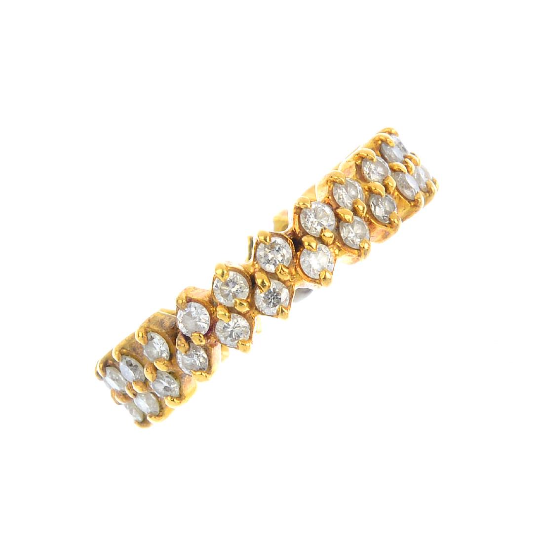 A diamond full eternity ring. Designed as a series of (1 of 4)