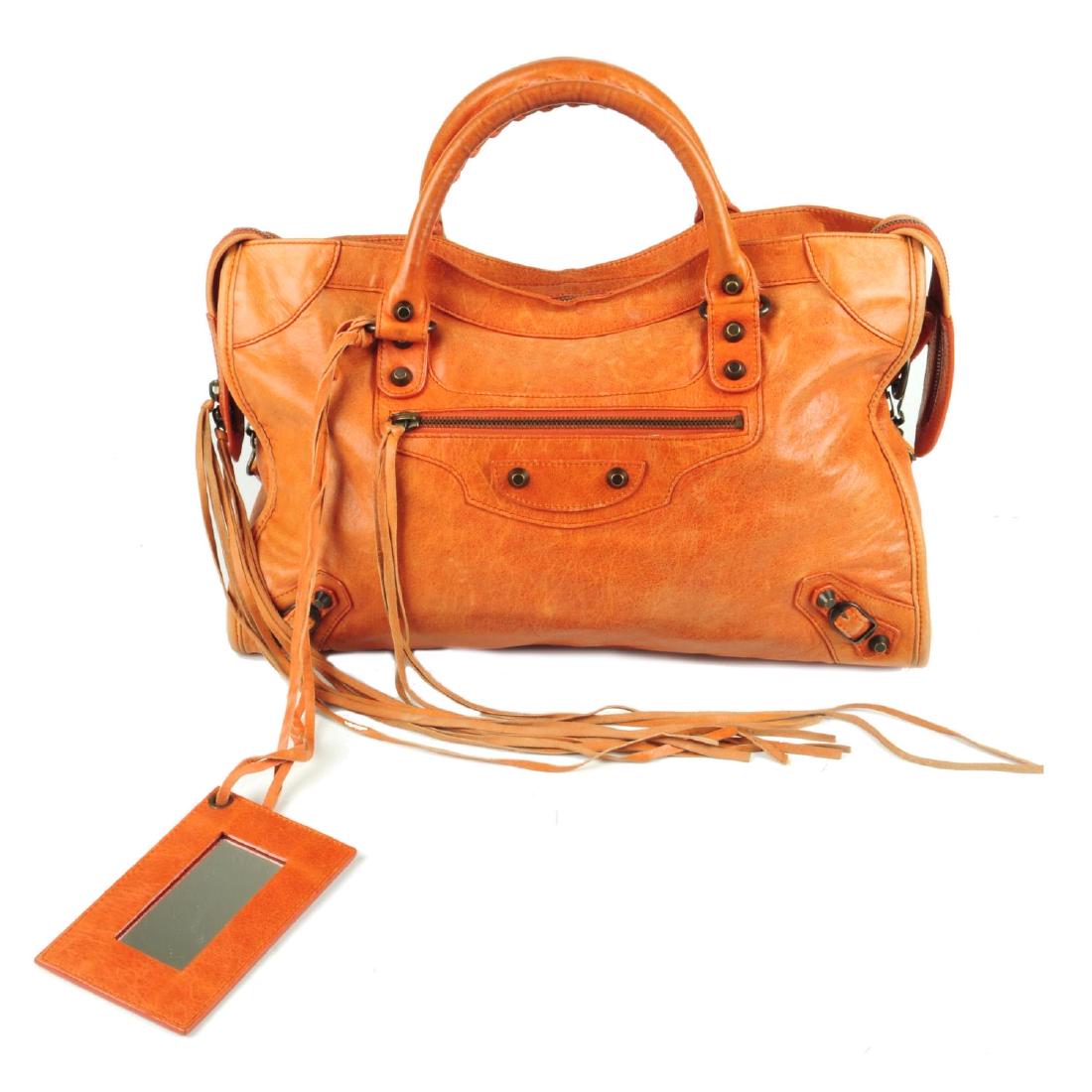 sac balenciaga orange