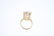 An 18ct gold kunzite and diamond ring. The oval-shape - 3