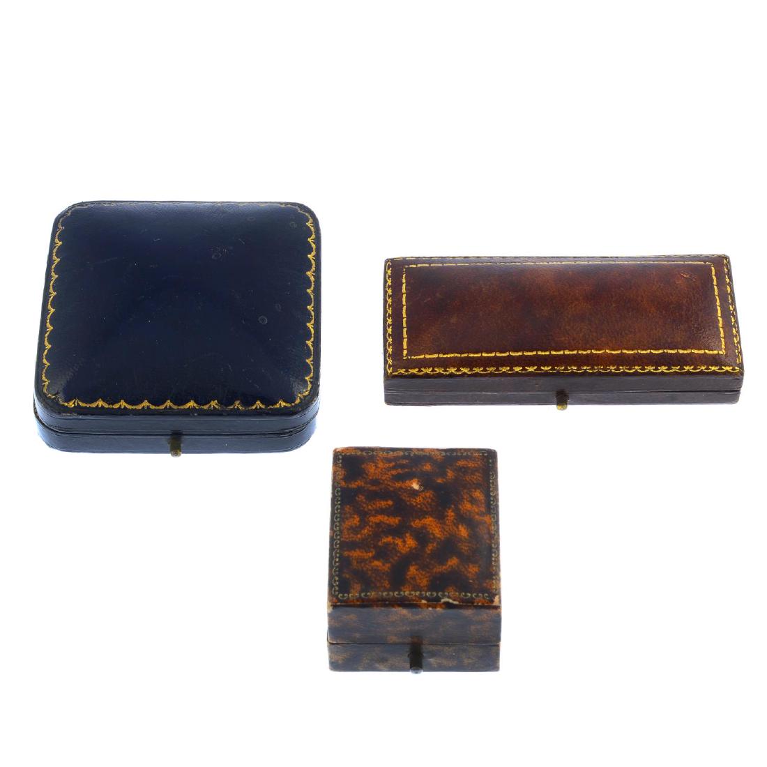 A selection of forty-five jewellery cases. To include a (1 of 5)
