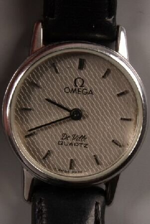 OMEGA de ville ladies steel wristwatch with bar d