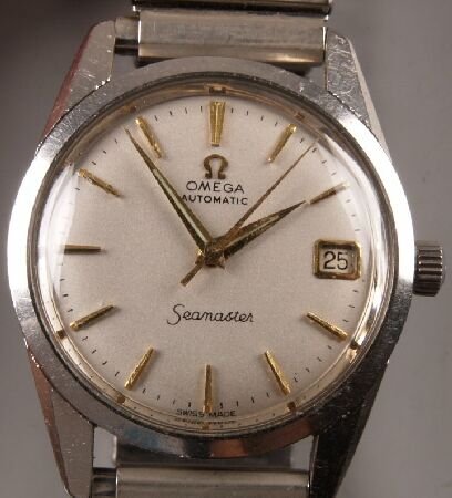 OMEGA - stainless steel gentleman's seamaster wit