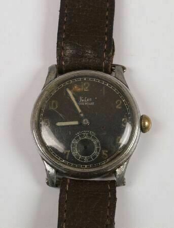 FALCO - a gentleman's chrome plated wrist watch w