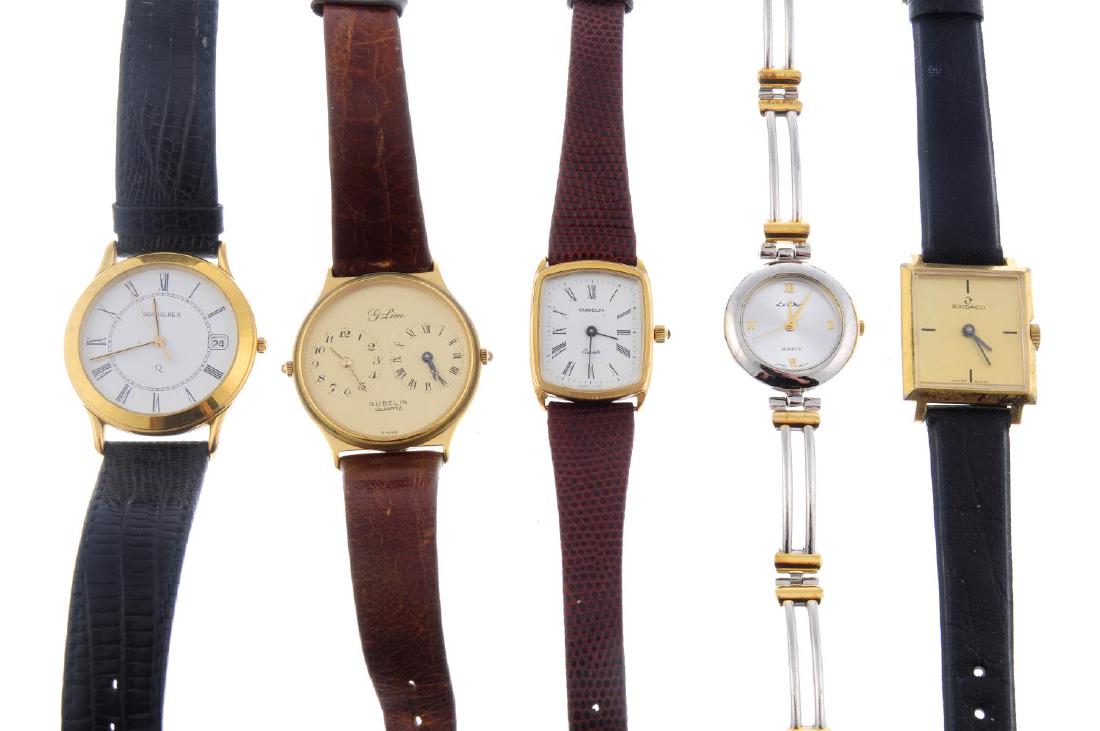 A group of five assorted watches, to include two (1 of 2)