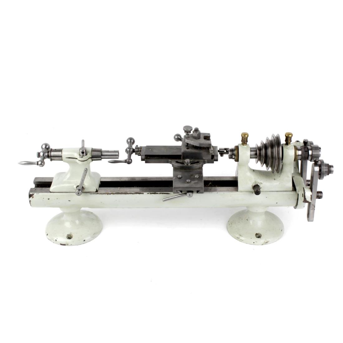 A large lathe with associated tools. (1 of 6)