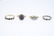 A selection of four diamond and gem-set dress rings. To - 4