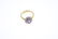An 18ct gold sapphire and diamond cluster ring. The - 3