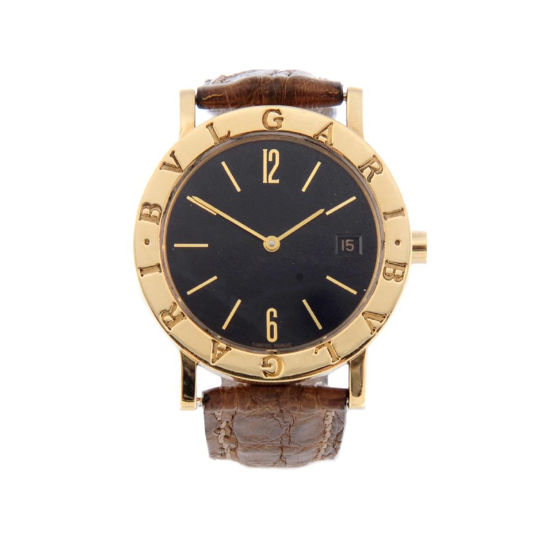 BULGARI - a mid-size wrist watch. 18ct yellow gold (1 of 4)
