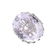 An 18ct gold kunzite and diamond cocktail ring. The