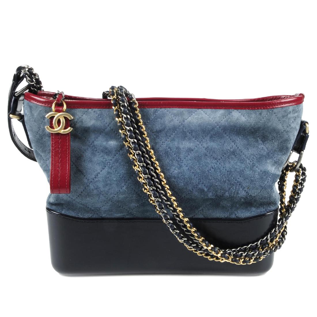 CHANEL - a Tricolour Gabrielle Hobo handbag. From the (1 of 6)