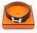 HERMÈS - a reversible small logo buckle belt. Designed - 3