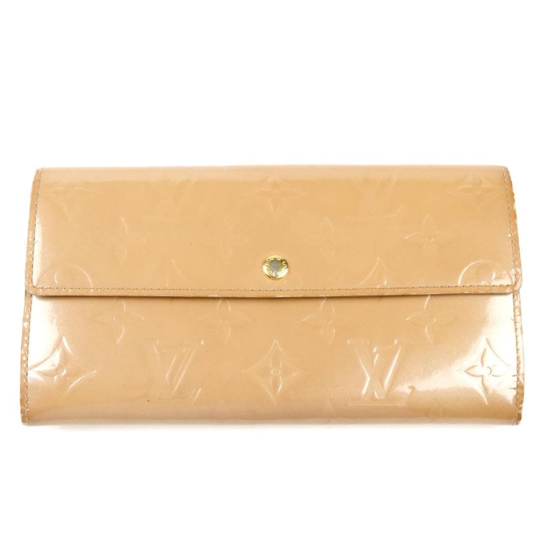 LOUIS VUITTON - a Monogram Vernis wallet. Designed with (1 of 8)