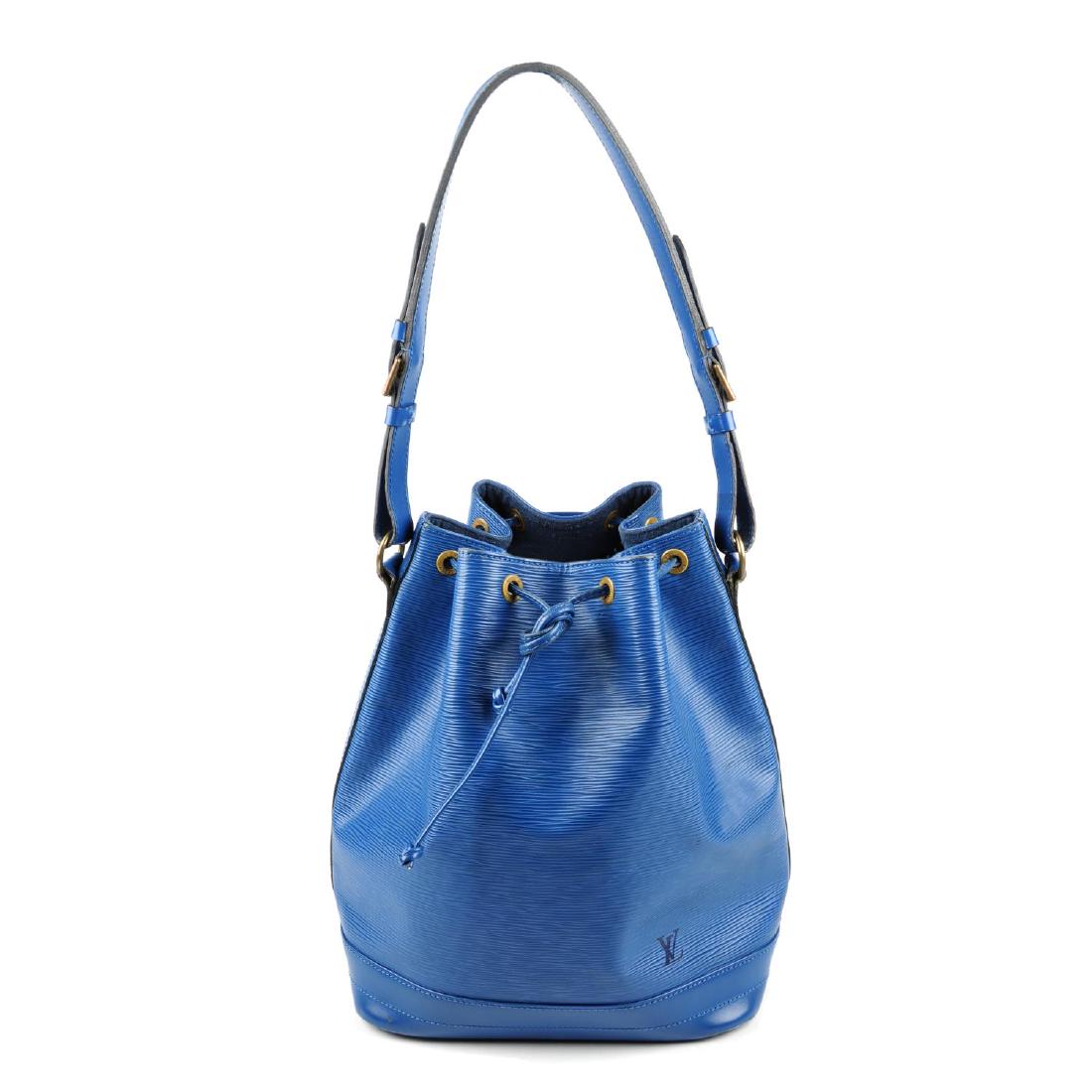 LOUIS VUITTON - a blue Epi Noe GM bucket handbag. (1 of 4)