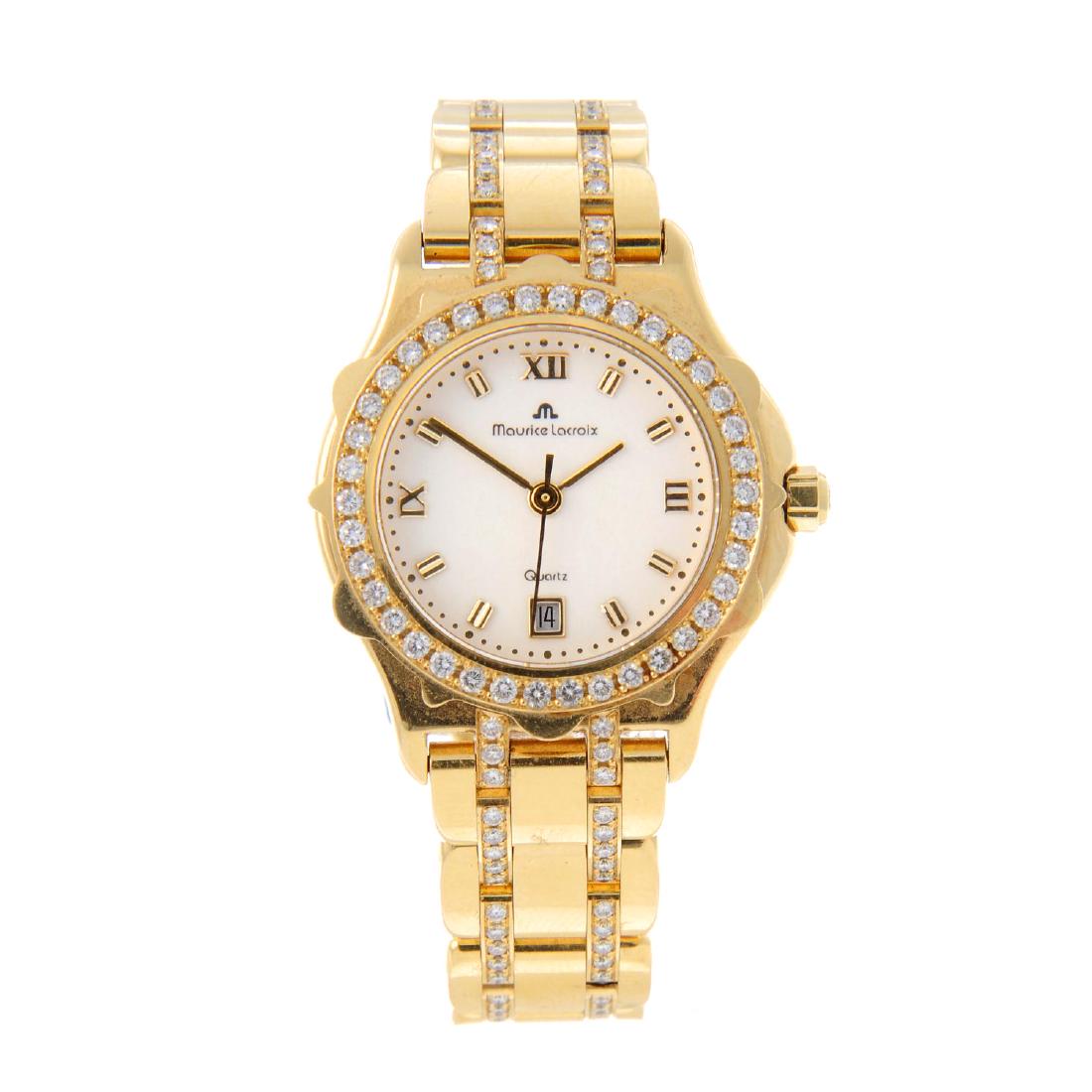 MAURICE LACROIX - a lady's bracelet watch. Yellow metal (1 of 4)