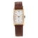 WITTNAUER - a mid-size wrist watch. Yellow metal case,
