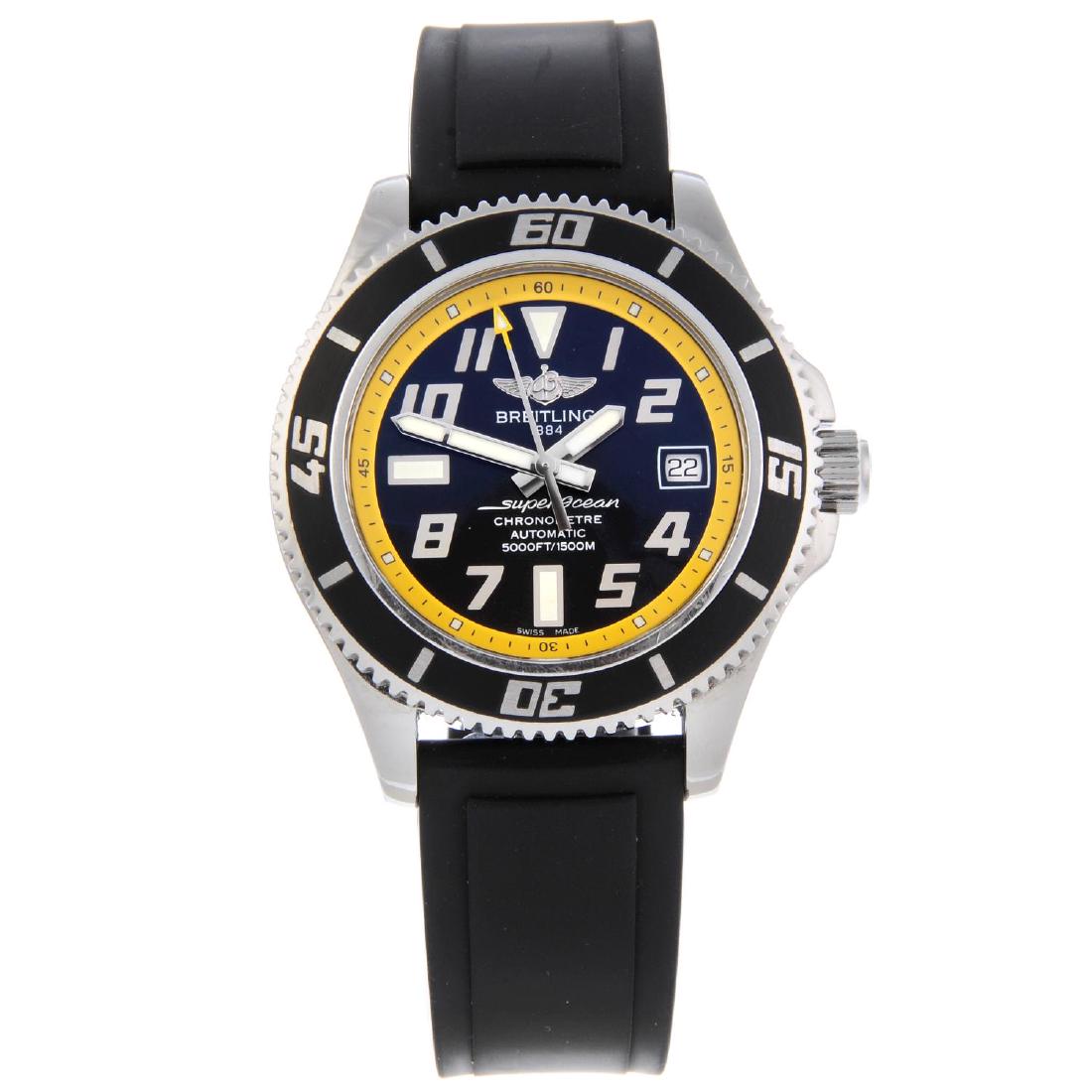 BREITLING - a gentleman's SuperOcean wrist watch. (1 of 4)