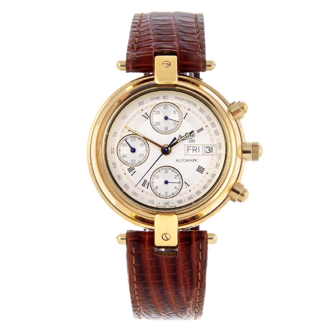 DU BOIS - a gentleman's chronograph wrist watch. Gold (1 of 4)