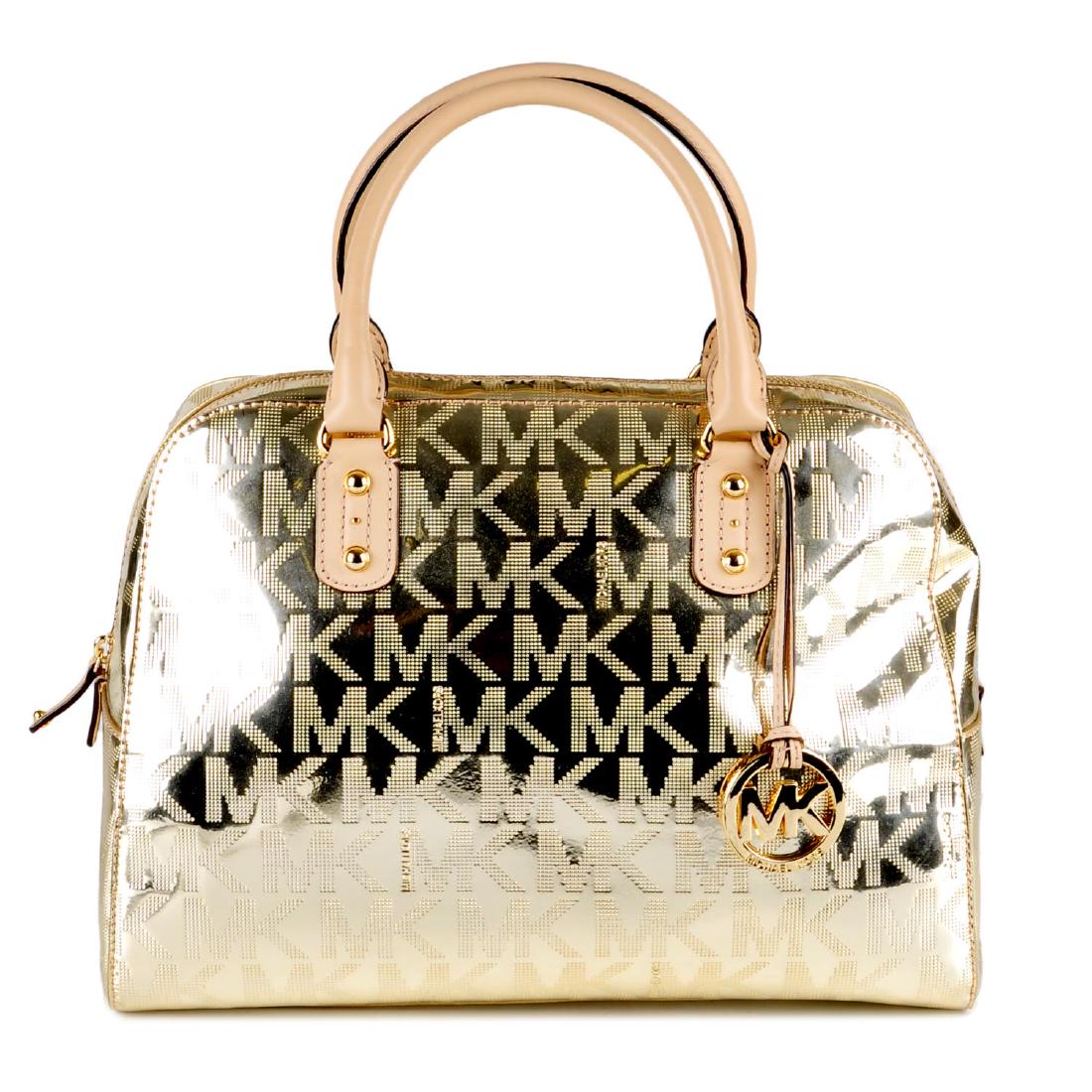 MICHAEL KORS - a patent leather satchel. Crafted from (1 of 4)