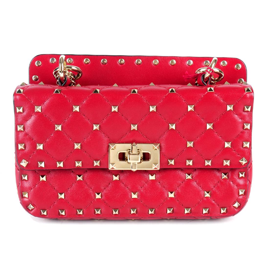 VALENTINO - a small quilted leather Rockstud Spike (1 of 4)
