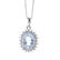 A set of aquamarine and diamond jewellery. To include a
