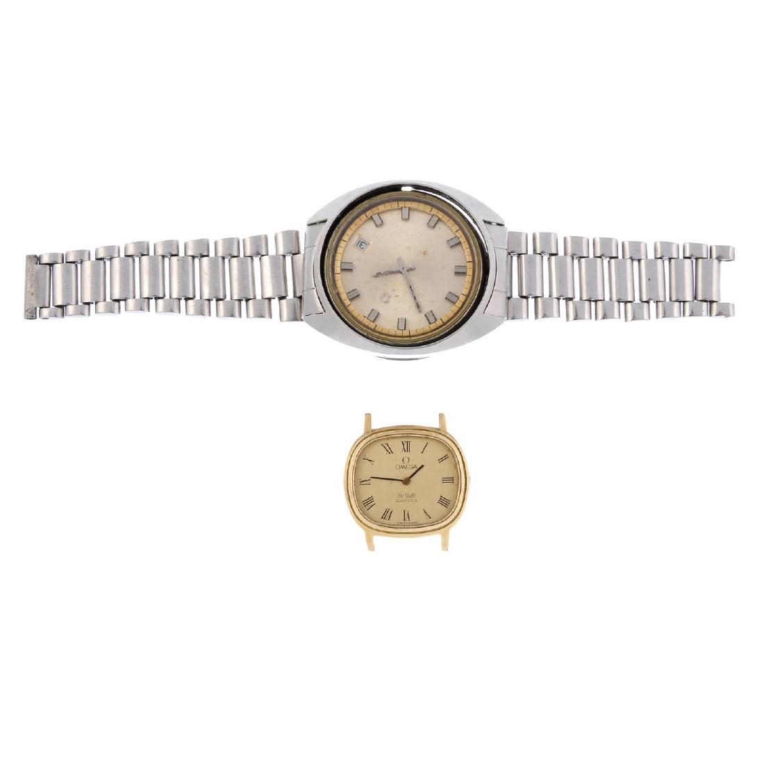 OMEGA - a lady's De Ville watch head. Gold plated case (1 of 1)