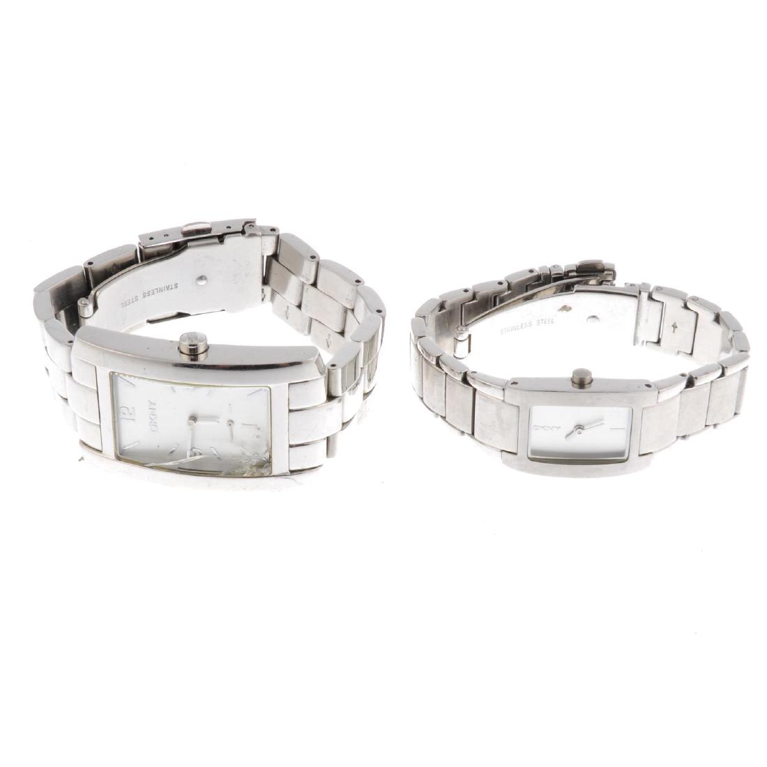 A group of ten assorted DKNY watches. All recommended: A group of ten assorted DKNY watches. All recommended for spares or repair purposes only.