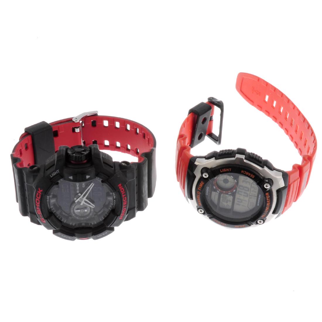 A bag of assorted watches, to include examples by Casio: A bag of assorted watches, to include examples by Casio and G-Shock. All recommended for spares or repair purposes only. Approximately 80.