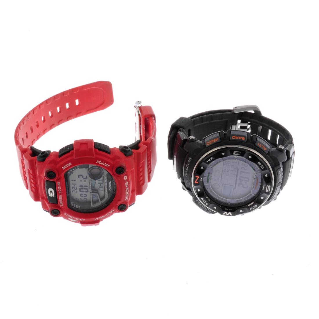 A bag of assorted watches, to include examples by Casio: A bag of assorted watches, to include examples by Casio and G-Shock. All recommended for spares or repair purposes only. Approximately 80.