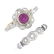 Two mid 20th century 18ct gold and platinum diamond and