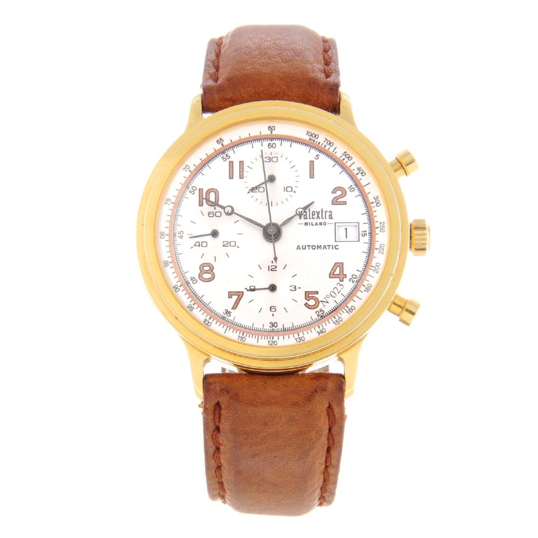 VALEXTRA - a gentleman's chronograph wrist watch. (1 of 4)