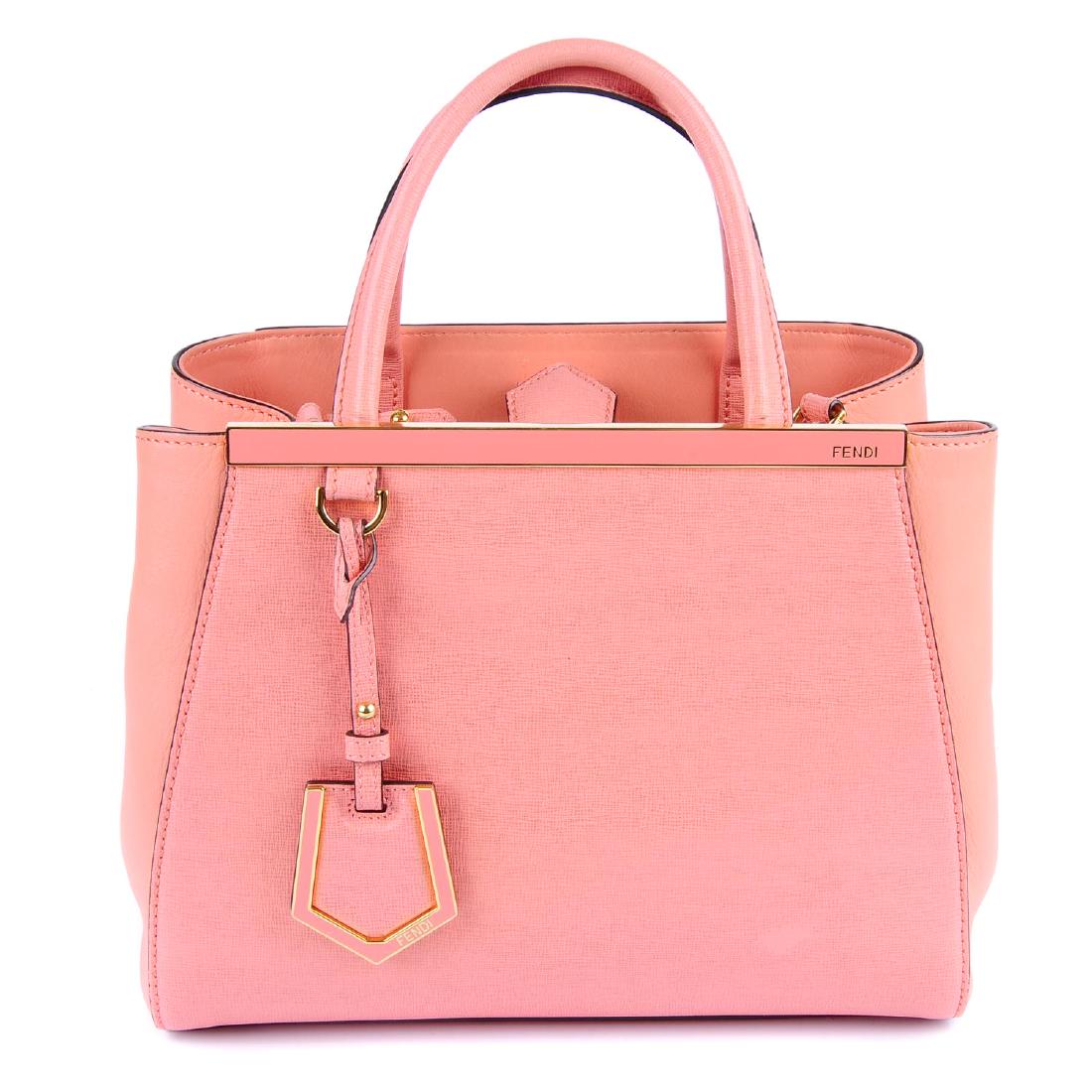 FENDI - a leather Petite 2Jours handbag. Designed with (1 of 6)